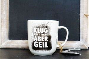 Kaffee- und Teetassen mit Motivsprache